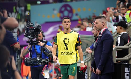 Ronaldo was benched for Portugal against Switzerland.