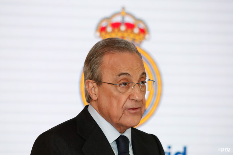 Real Madrid president Florentino Perez