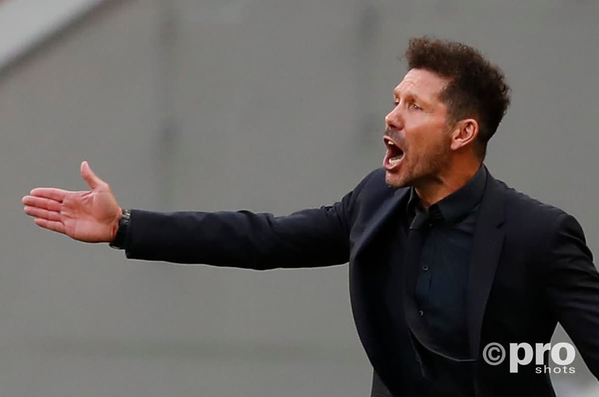 Atletico Madrid head coach Diego Simeone
