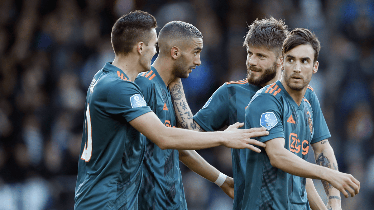 Hakim Ziyech, Nicolás Tagliafico, Lasse Schöne, Dusan Tadic, Ajax