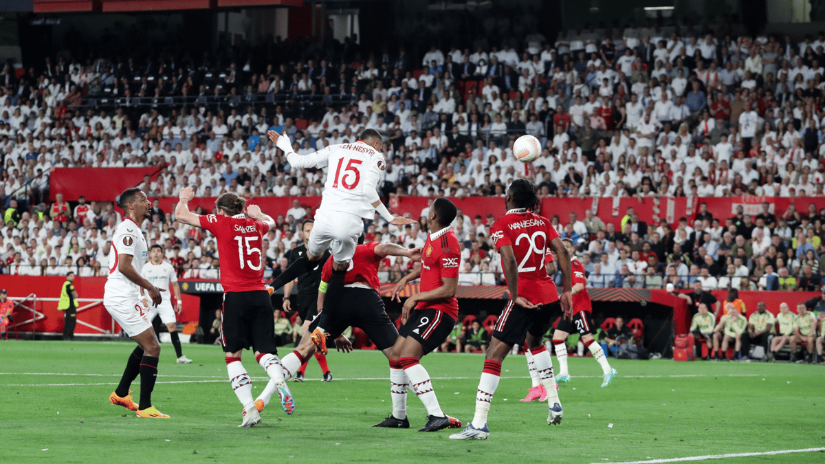 Younes En-Nesyri, Sevilla vs Manchester United
