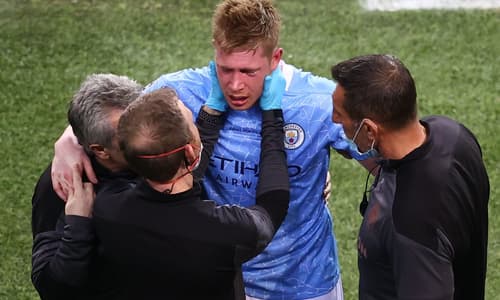 De Bruyne faces race against time for Euro 2020 after double fracture