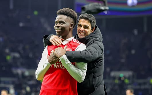 Bukayo Saka, Mikel Arteta, Arsenal, 2022/23