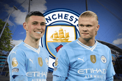 Phil Foden, Erling Haaland, Man City