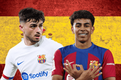 Pedri, Lamine Yamal, Spain, 2024