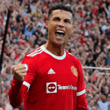 Ronaldo makes his debut for Manchester United