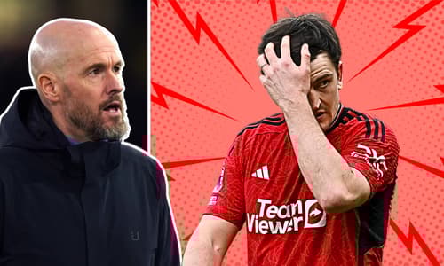 Erik ten Hag, harry Maguire, Man Utd, 2023/24