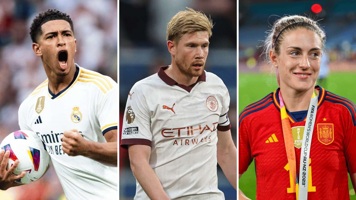 Jude Bellingham, Kevin de Bruyne, Alexia Putellas