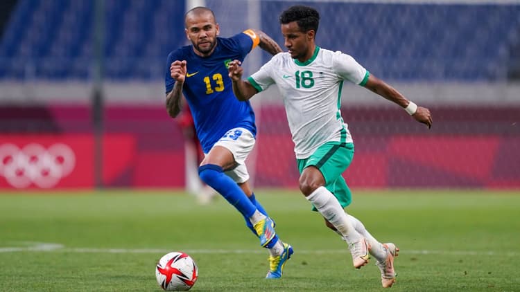 Abdulrahman Ghareeb is een van de belangrijkste spelers in het team van Saudi-Arabië.