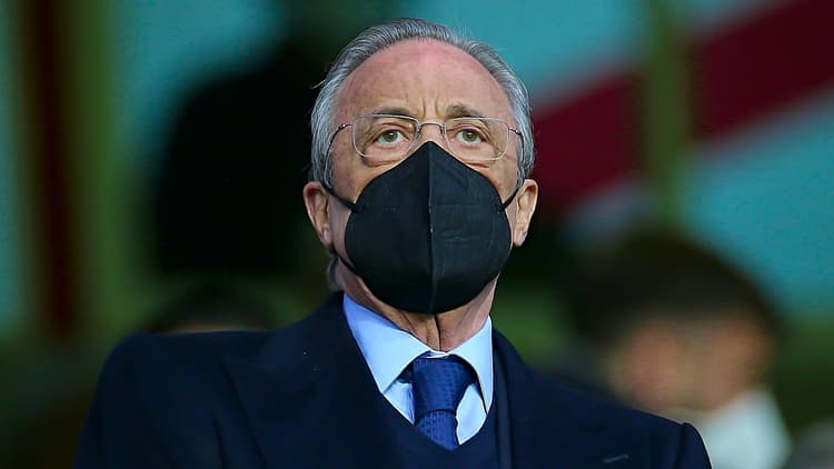 Real Madrid president Florentino Perez