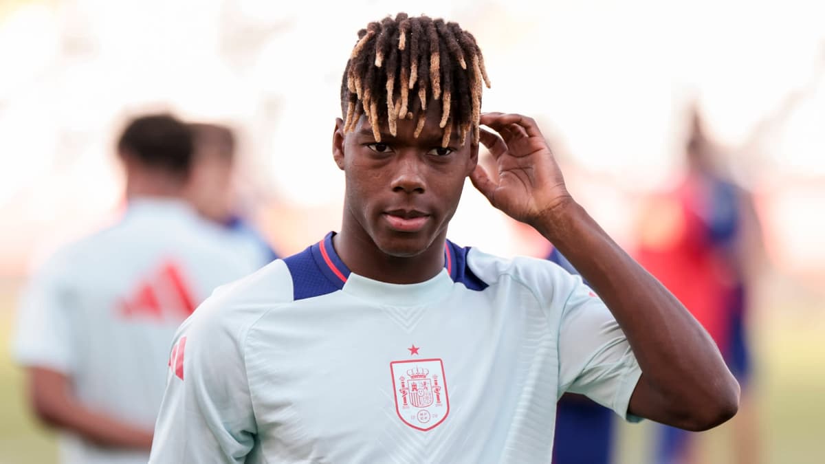 Nico Williams on Spain duty at Euro 2024