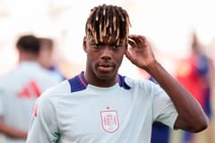 Nico Williams on Spain duty at Euro 2024