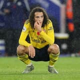 Matteo Guendouzi playing for Arsenal in the Premier League