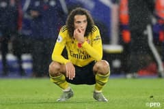 Matteo Guendouzi playing for Arsenal in the Premier League