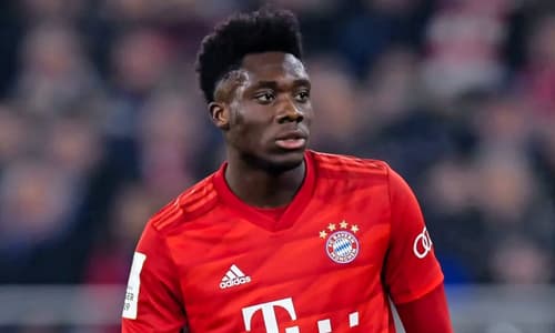 Bayern Munich left-back Alphonso Davies.