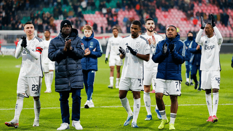 Ar'jany Martha en Jorrel Hato afgelopen seizoen. Beiden zijn afkomstig uit de jeugdopleiding van Sparta. Martha speelt inmiddels bij Beerschot in België.