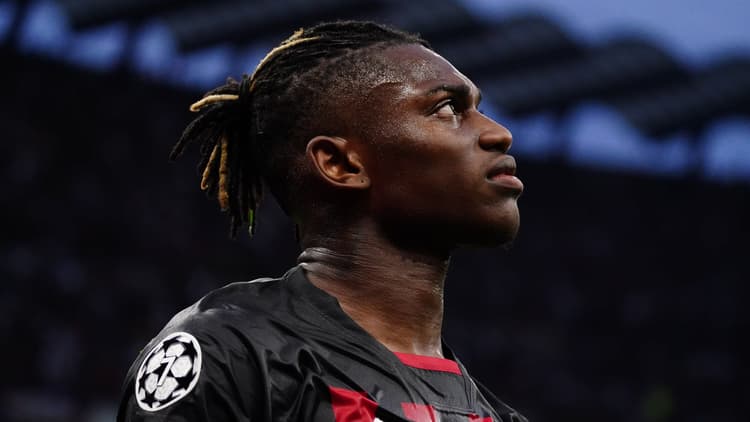 Rafael Leão had afgelopen seizoen een groot aandeel in de landstitel van AC Milan