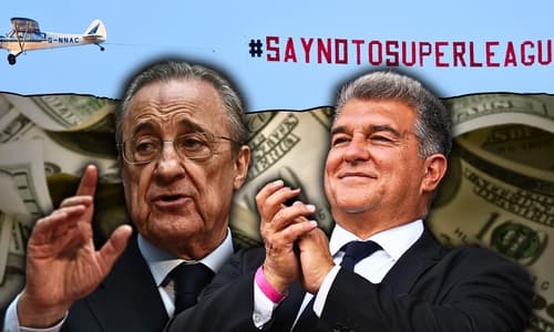 Florentino Perez, Joan Laporta, European Super League