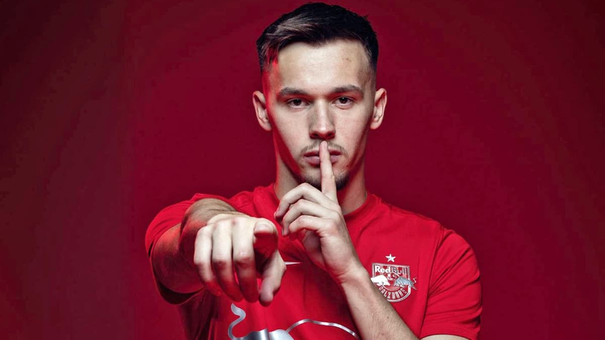 Red Bull Salzburg's Amar Dedic.