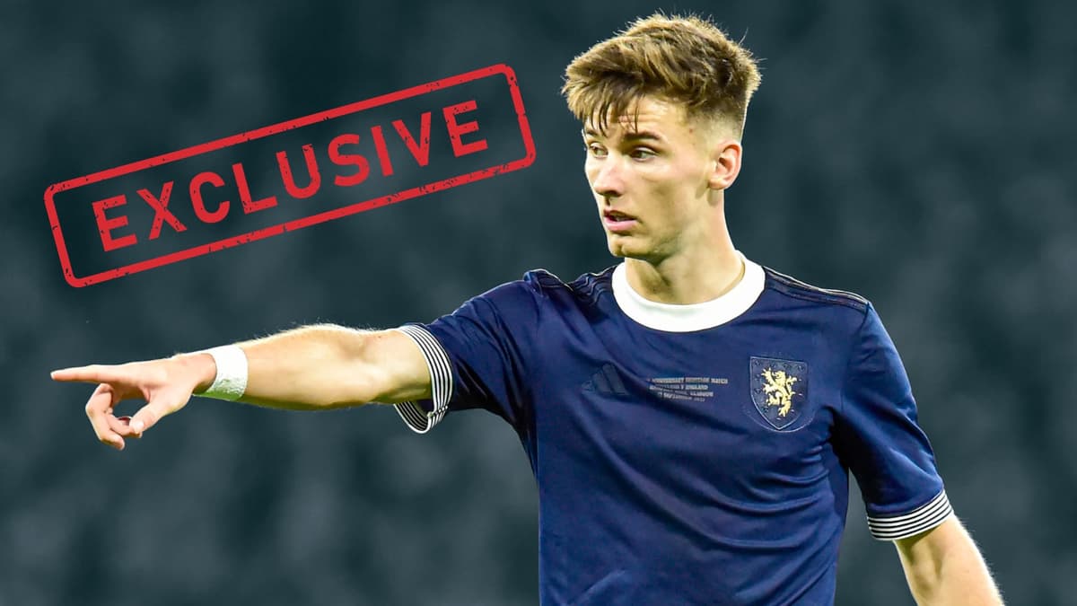 Arsenal's Kieran Tierney playing for Scotland, 2023