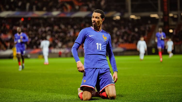 Hugo Ekitike tiene 5 goles en 5 juegos para France U21.