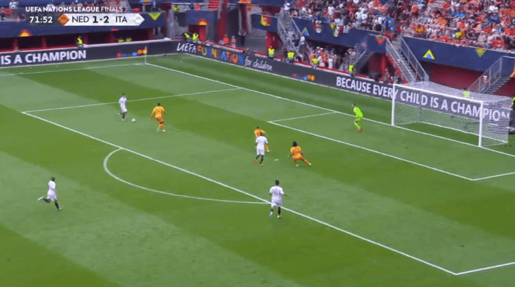 Van Dijk holds his position