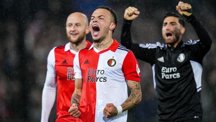 Quilindschy Hartman kwam dit seizoen al zes keer in actie voor Feyenoord in de Eredivisie.