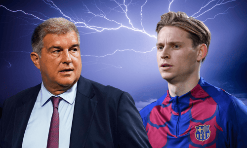 Frenkie de Jong, Joan Laporta