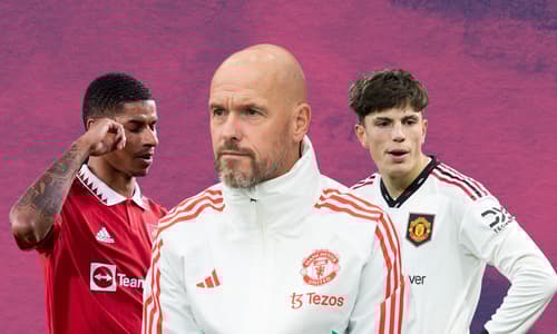 Marcus Rashford, Erik ten Hag, Alejandro Garnacho, Man Utd