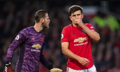 Man Utd pair David de Gea and Harry Maguire
