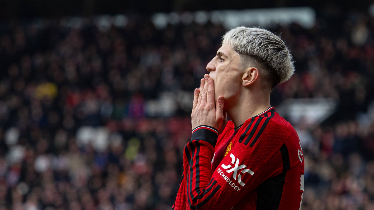 Manchester United's Alejandro Garnacho