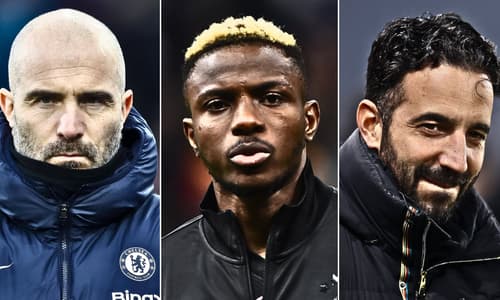 Enzo Maresca, Victor Osimhen, Ruben Amorim