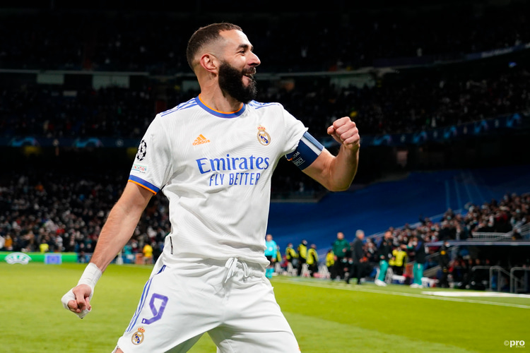 Karim Benzema celebrates, Real Madrid v Shakhtar Donetsk in UCL