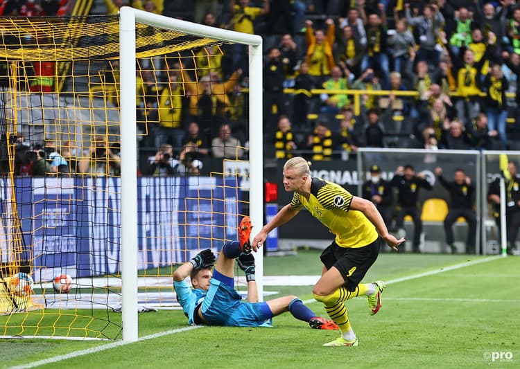 Erling Haaland grabbed a double in the 4-2 win over Union Berlin