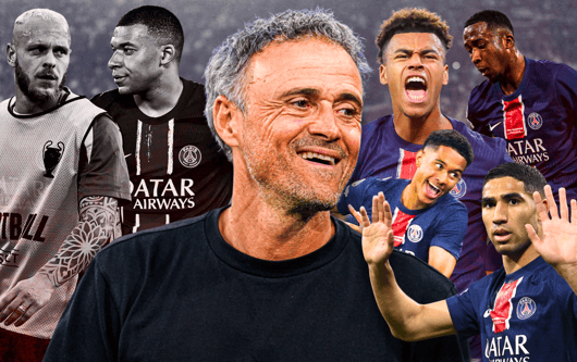 Champions League winners and Losers PSG Inter Milan