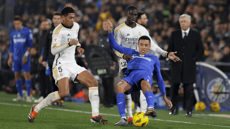Jude Bellingham Real Madrid Mason Greenwood Getafe