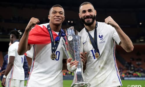 Kylian Mbappe, Karim Benzema, France, Nations League