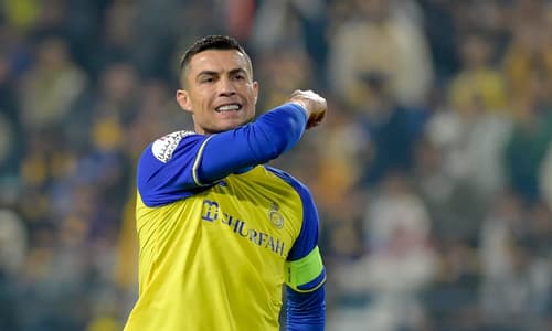 Cristiano Ronaldo in action for Al Nassr
