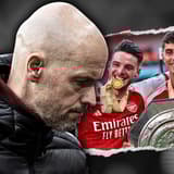 Erik ten Hag, Declan Rice, Kai Havertz