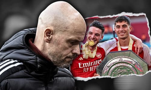 Erik ten Hag, Declan Rice, Kai Havertz