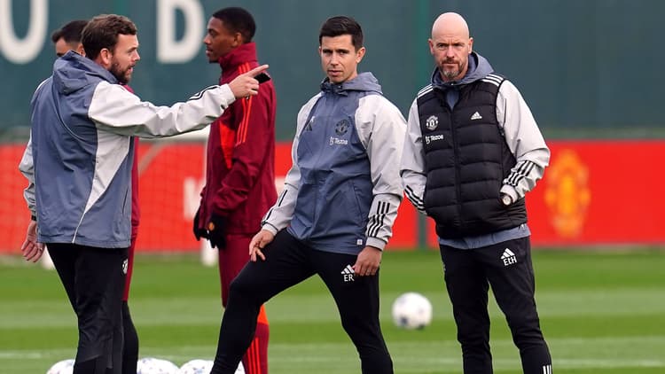 Eric Ramsay and Erik ten Hag