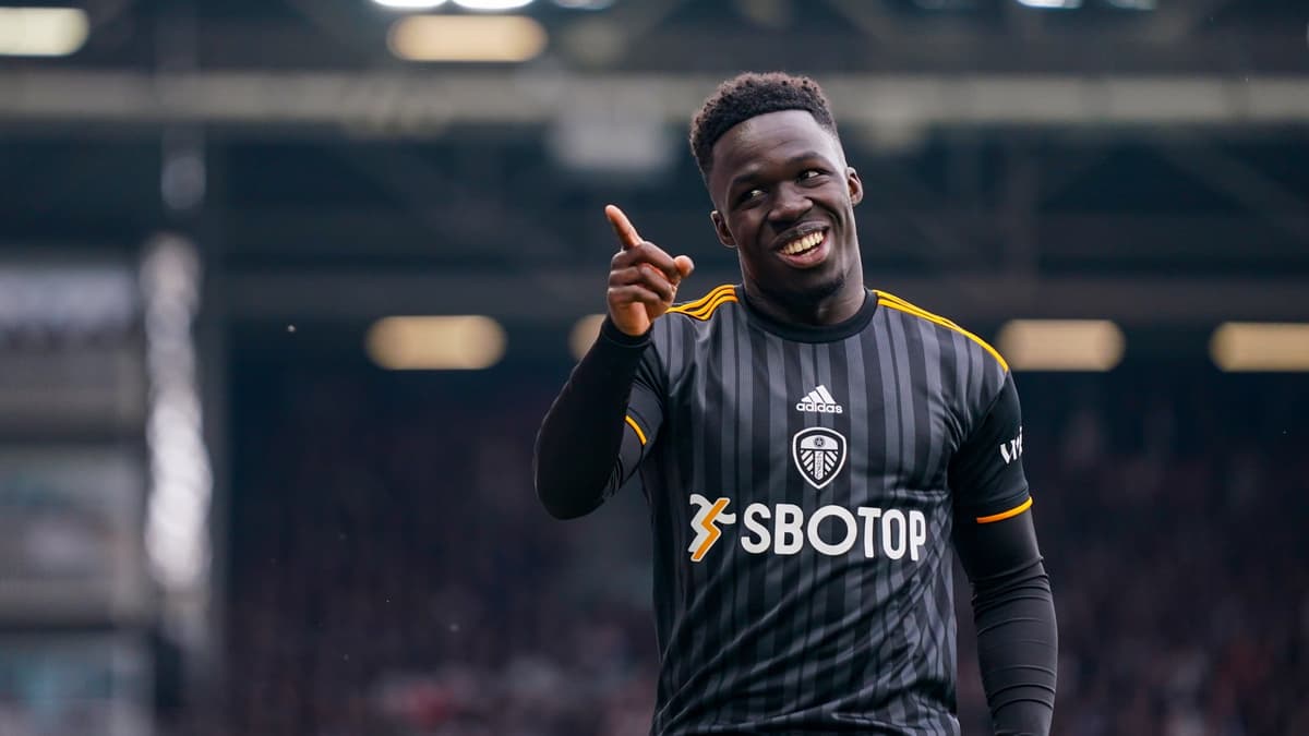 Wilfried Gnonto celebrates scoring a goal