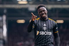 Wilfried Gnonto celebrates scoring a goal