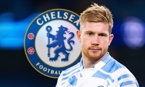 Kevin De Bruyne, Chelsea logo