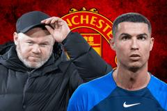 Wayne Rooney, Cristiano Ronaldo, Man Utd