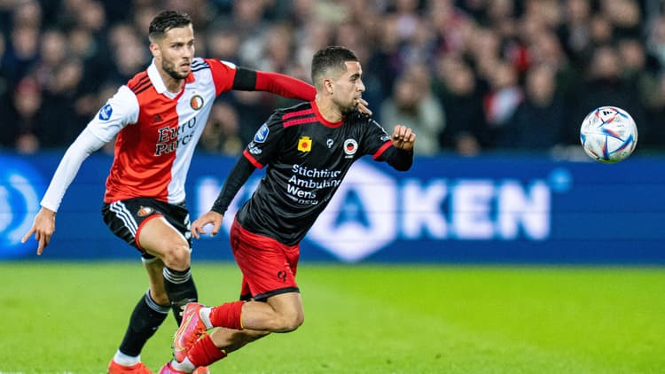 Marouan Azarkan kwam tot op heden twee keer in actie voor Feyenoord