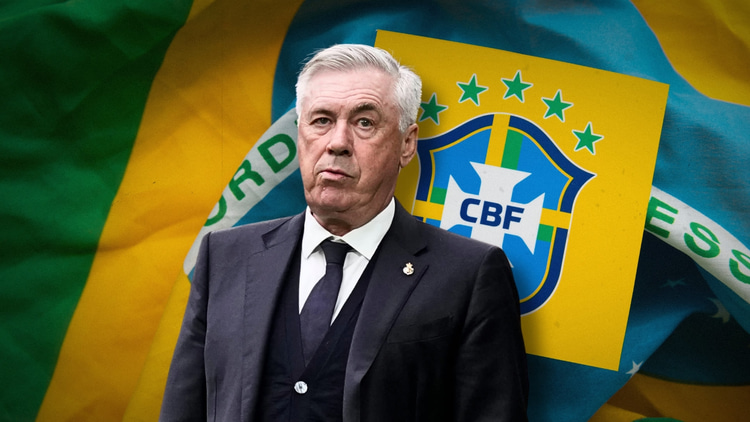 Brazil coach Carlo Ancelotti