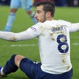 Harry Winks in action for Tottenham Hotspur