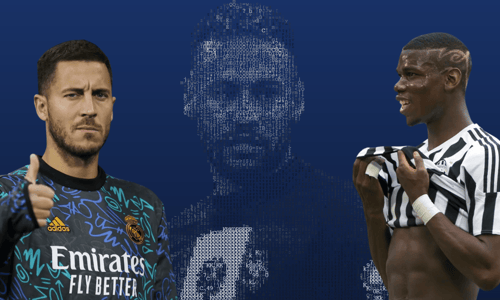 Eden Hazard, Paul Pogba, Neymar, 2022/23