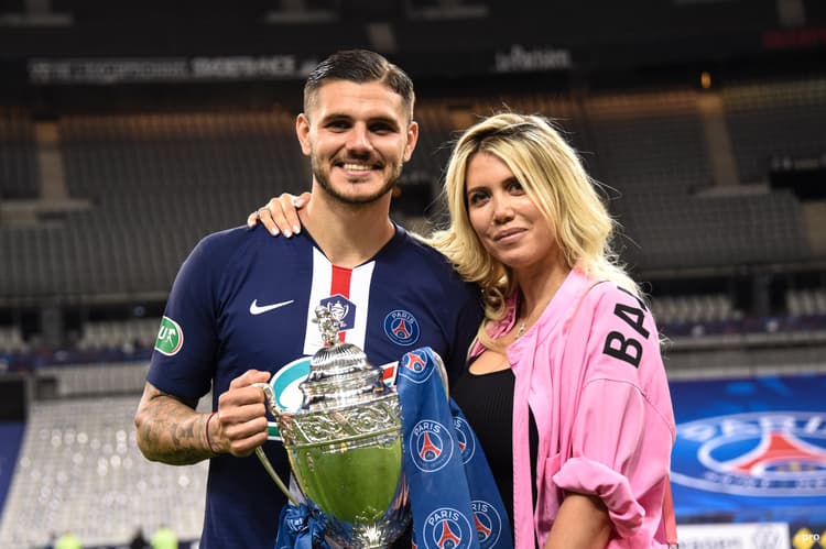Mauro Icardi and Wanda Nara